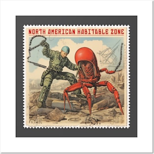 North American Habitable Zone Scorpion Fighter Tourism Posters and Art